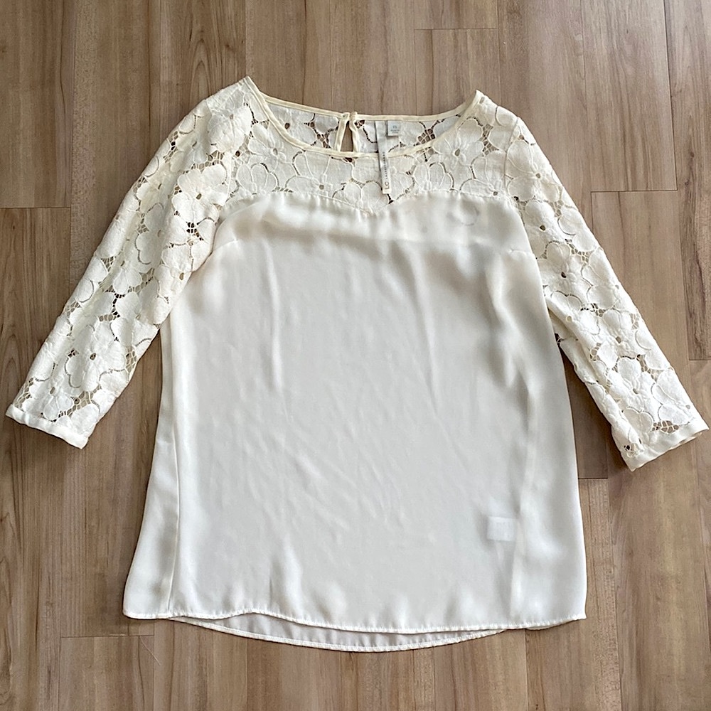 Cream LC Lauren Conrad Blouse